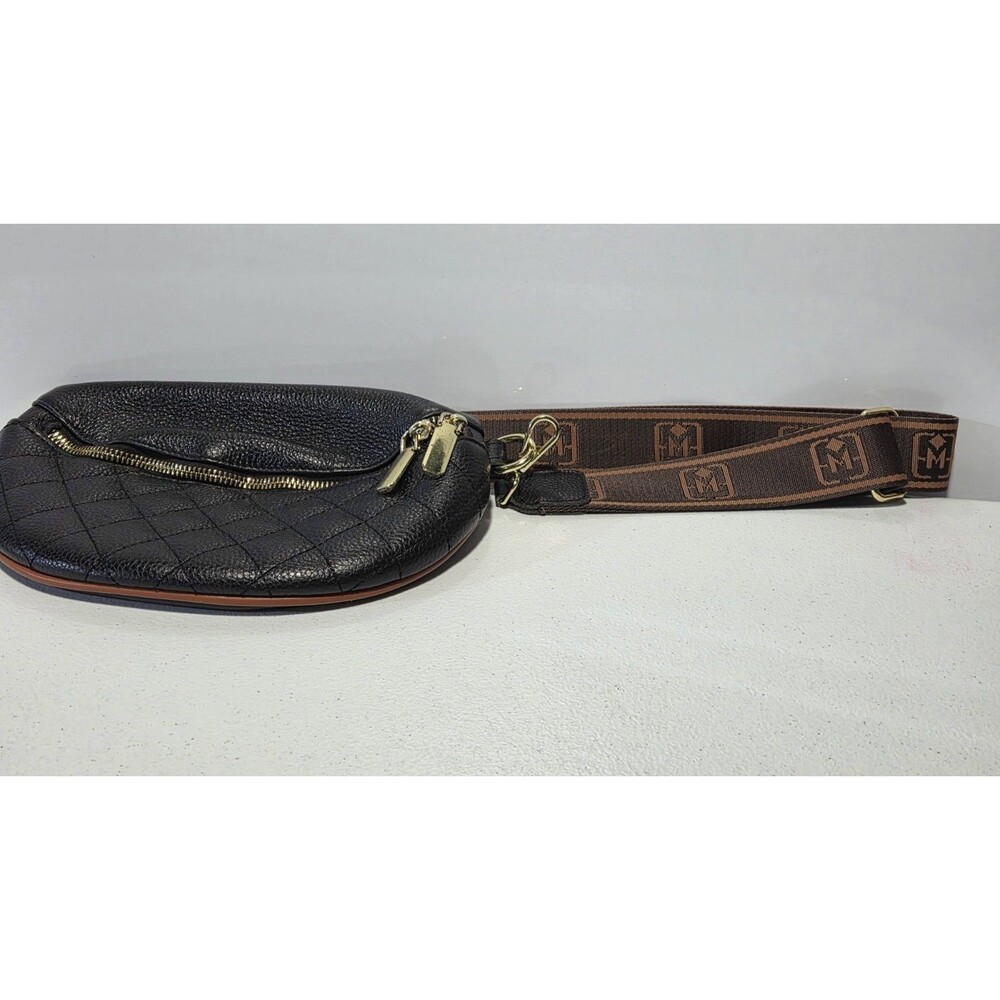 Quilted Leather Belt Bag In Great Condition Unbranded